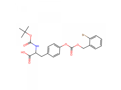 N-叔丁氧羰基-O-(2-溴苄氧羰基)-L-酪氨酸，47689-67-8，98%
