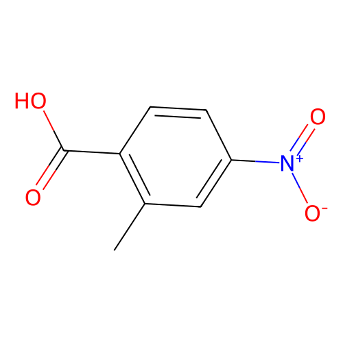 2-甲基-4-硝基苯甲酸，<em>1975-51</em>-5，97%