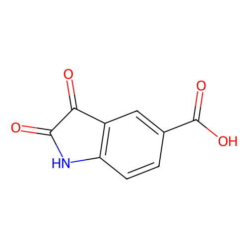 <em>2</em>,3-二氧<em>吲哚</em><em>啉</em>-5-羧酸，25128-32-9，95%