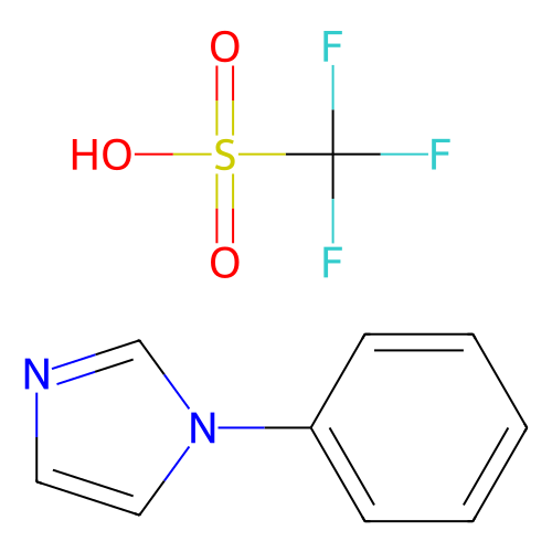 1-苯基-1H-咪唑-3-鎓<em>三</em><em>氟</em><em>甲磺酸</em>盐，361447-81-6，97%