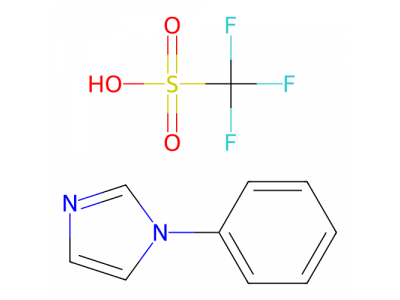 1-苯基-1H-咪唑-3-鎓三氟甲磺酸盐，361447-81-6，97%