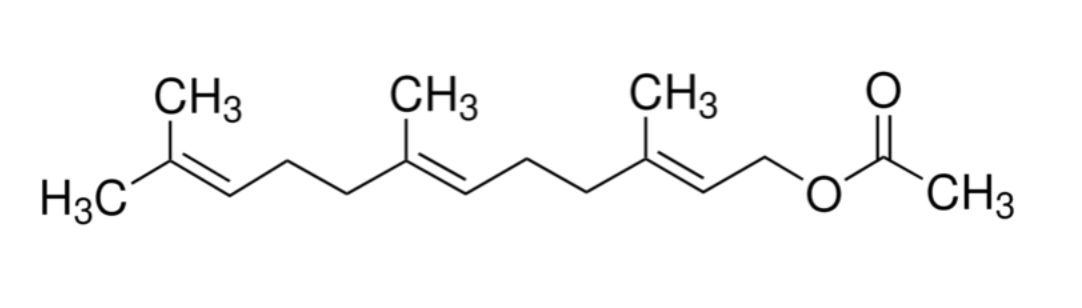 <em>反式</em>,<em>反式</em>-金合欢醇乙酸酯，4128-17-0，95%