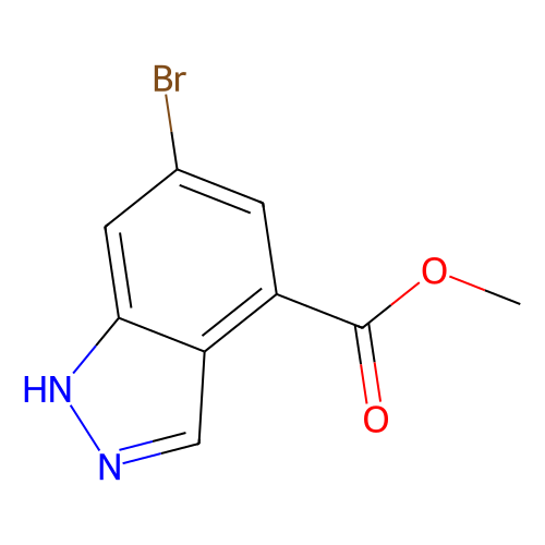 6-溴-1H-<em>吲</em>唑-4-甲酸甲<em>酯</em>，885518-49-0，97%
