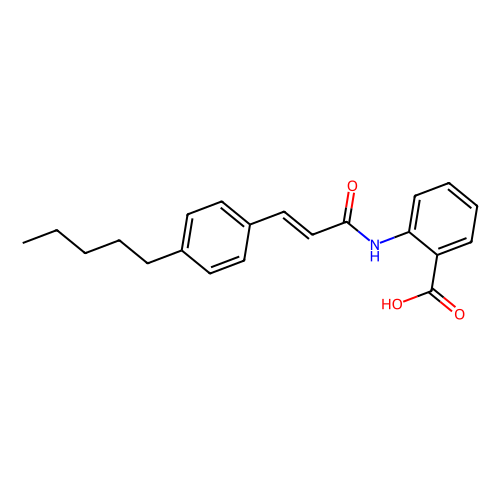 N-(4-戊基<em>肉桂</em><em>酰胺</em>)邻氨基苯甲酸(ACA)，110683-10-8，96%