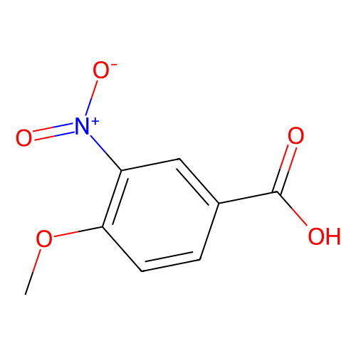 <em>4</em>-甲氧基-<em>3</em>-硝基苯甲酸，89-41-8，≥98%