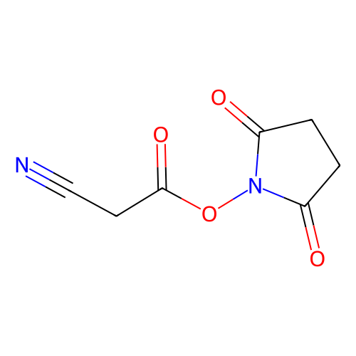 N-(<em>氰</em><em>基</em><em>乙酰</em>氧基)琥珀酰亚胺，56657-76-2，97%
