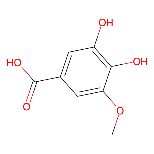 3,4-二羟基-5-甲氧基-苯甲酸，3934-<em>84-7</em>，≥97%