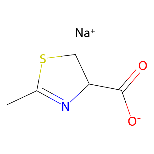 2-<em>甲基</em>-<em>4</em>,5-二氢<em>噻唑</em>-<em>4</em>-羧酸钠，15058-19-2，97%