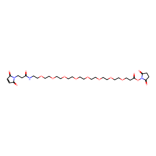 α-马来<em>酰</em>亚氨基丙<em>酰</em>-ω-<em>琥珀</em><em>酰</em>亚胺-八聚乙二醇，756525-93-6，95%