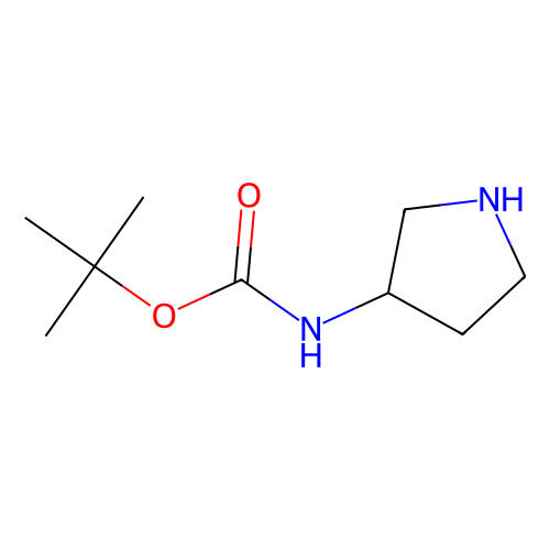 <em>3</em>-(<em>Boc</em>-氨基)吡咯烷，99724-19-3，98%