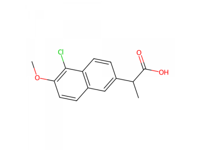 (S)-2-(5-氯-6-甲氧基萘-2-基)丙酸，89617-86-7，98%