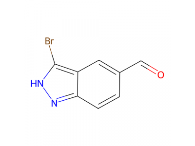 3-溴-1H-吲唑-5-吡咯甲醛，1086391-08-3，95%