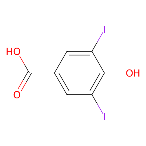 4-羟基-<em>3</em>,5-<em>二</em>碘苯甲酸，618-<em>76</em>-8，≥97%