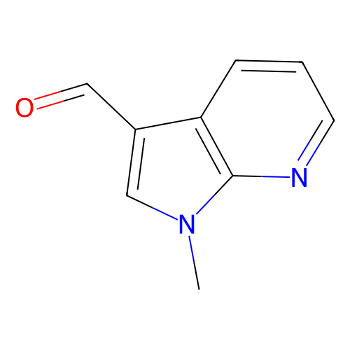 1-甲基-1H-吡咯<em>并</em>[<em>2,3-b</em>]<em>吡啶</em>-<em>3</em>-甲醛，171919-36-1，98%