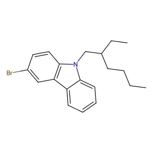 3-溴-9-(2-<em>乙基</em>己基)-9H-<em>咔唑</em>，628336-85-6，≥98.0%