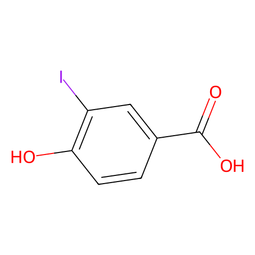 4-<em>羟基</em>-<em>3</em>-碘苯甲酸，37470-<em>46</em>-5，95%