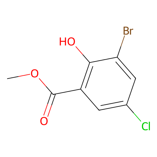 3-溴-<em>5</em>-氯-2-羟基苯甲酸<em>甲</em><em>酯</em>，<em>4068</em>-71-7，97%