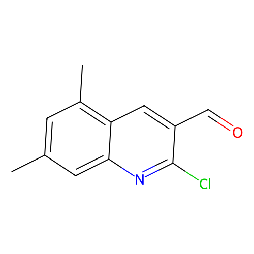 2-氯-5,7-二甲基<em>喹啉</em>-3-<em>甲醛</em>，482639-32-7，97%