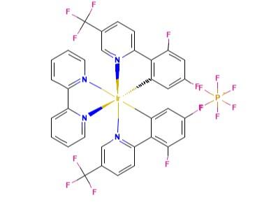 （2,2''-联吡啶）双[3,5-二氟-2-[5-三氟甲基-2-吡啶基-kN）苯基-kC]六氟<em>磷酸</em>铱（<em>III</em>），1092775-62-6，97%