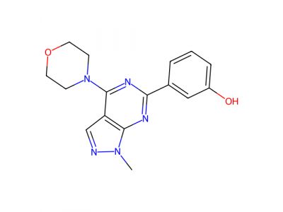 3-[1-甲基-4-(4-吗啉基)-1H-吡唑并[3,4-d]嘧啶-6-基]苯酚，1198357-79-7，≥98%(HPLC)