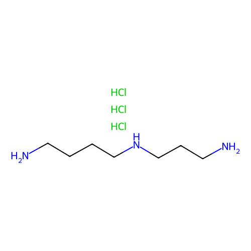三盐酸亚<em>精胺</em> ，334-50-9，10mM in DMSO