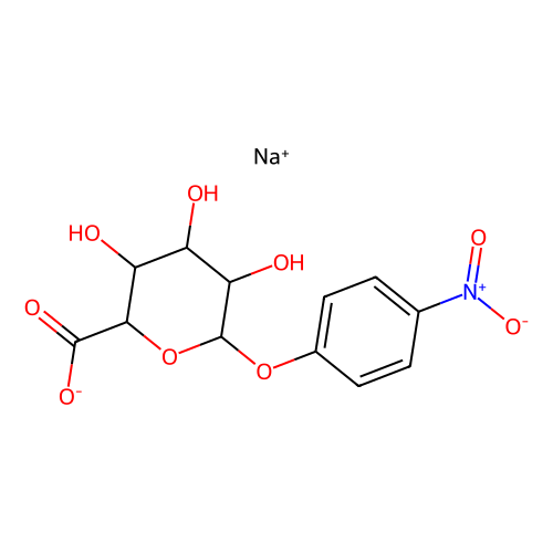 4-硝基苯基-β-D-<em>葡萄糖醛酸</em>钠盐，89772-41-8，≥98%