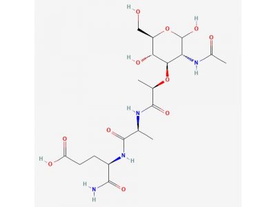 N-乙酰胞壁酰基-L-丙氨酰基-D-异谷氨酰胺 水合物，53678-77-6，98%