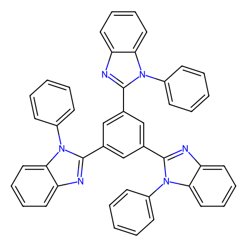 1,3,5-三(1-苯基-1H-苯并咪唑-<em>2</em>-基)苯，192198-85-9，98%