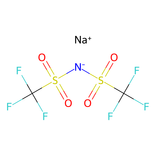 双(<em>三</em>氟甲基磺酰<em>基</em>)酰亚胺<em>钠</em>，91742-21-1，>98.0%(T)