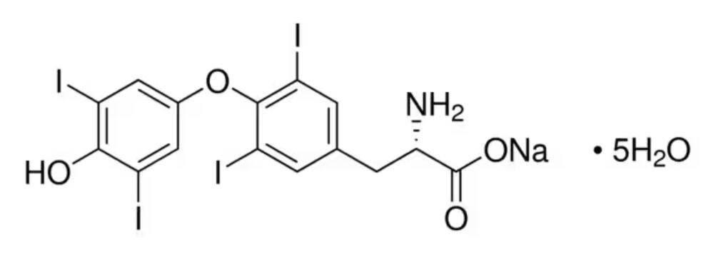 L-甲状腺素<em>钠</em>五<em>水合物</em>，6106-07-6，≥97%
