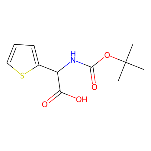 Boc-(r)-<em>2</em>-噻吩<em>基</em>甘氨酸，74562-<em>03</em>-1，95%