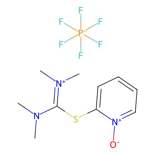 N,N,N',N'-四<em>甲基</em>-S-(<em>1</em>-<em>氧</em><em>代</em>-2-吡啶<em>基</em>)硫脲<em>六</em><em>氟</em><em>磷酸盐</em>，212333-72-<em>7</em>，>98.0%