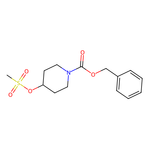 <em>4</em>-[(甲基磺酰<em>基</em>)氧基]<em>哌啶</em>-1-羧酸苄酯，199103-19-0，97%