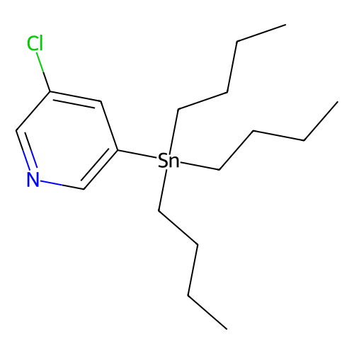 5-<em>氯</em>-3-(<em>三</em>丁基<em>锡</em>烷基)吡啶，206115-67-5，95%