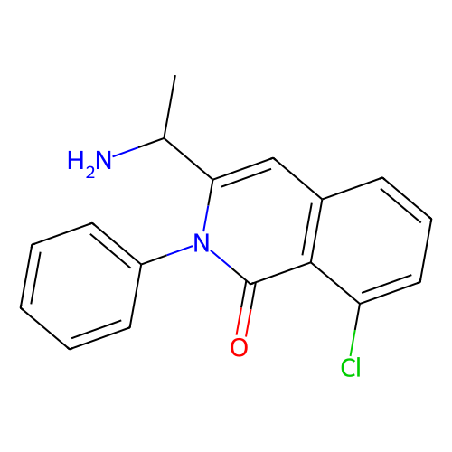 (S)-3-(<em>1</em>-氨基乙基)-<em>8</em>-氯-<em>2</em>-苯基异喹啉-<em>1</em>(<em>2</em>H)-酮，1350643-72-9，97%