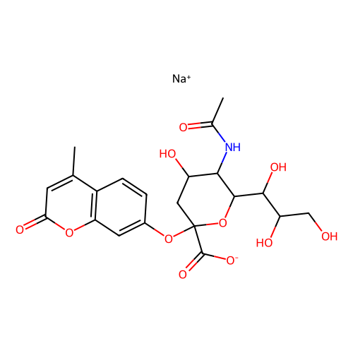 N-<em>乙酰</em>基-<em>2</em>-O-(4-<em>甲基</em>-<em>2</em>-氧代-<em>2</em>H-1-<em>苯</em>并吡喃-7-基)-ALPHA-神经氨酸一钠盐，76204-02-9，≥95% (HPLC)