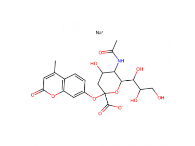 N-乙酰基-2-O-(4-甲基-2-氧代-2H-1-苯并吡喃-7-基)-ALPHA-神经氨酸一钠盐，76204-02-9，≥95% (HPLC)