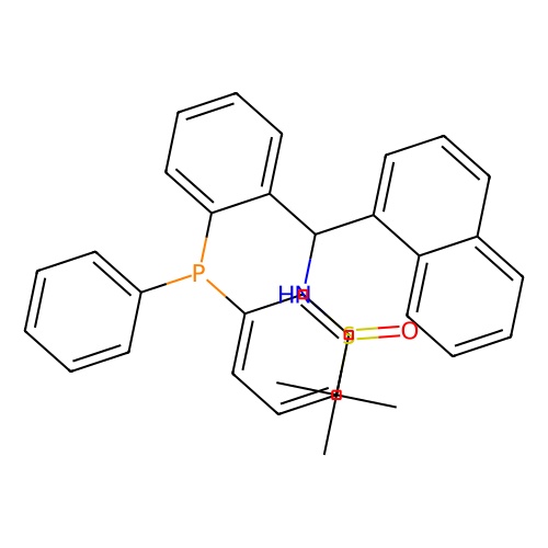 [<em>S</em>（<em>R</em>）]-N-[（<em>R</em>）-[<em>2</em>-（二苯基膦基）苯基]-<em>1</em>-萘甲基]-<em>2</em>-甲基-<em>2</em>-丙烷亚磺酰胺，1616688-65-3，95%