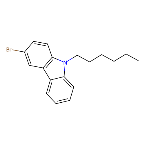 3-溴-9-己基-9H-<em>咔唑</em>，156972-<em>74</em>-6，99.0%