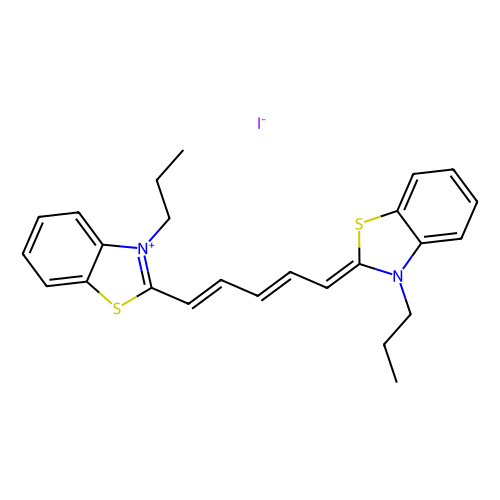 3,3'-二丙基硫杂二羰<em>花青</em>碘化物，53213-94-8，≥98%