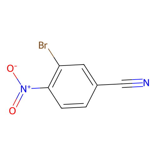 3-溴-4-<em>硝基苯</em><em>甲</em><em>腈</em>，102000-73-7，96%