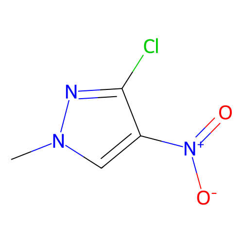 <em>3</em>-氯-1-甲基-4-<em>硝基</em>-1H-<em>吡唑</em>，299930-70-4，95%