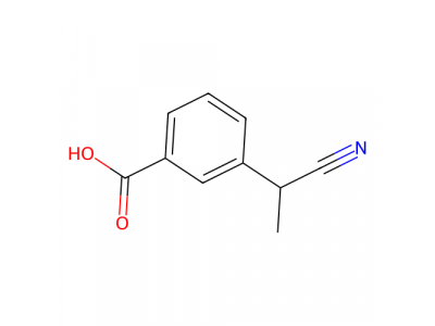 3-(1-氰乙基)苯甲酸，5537-71-3，>98.0%(GC)