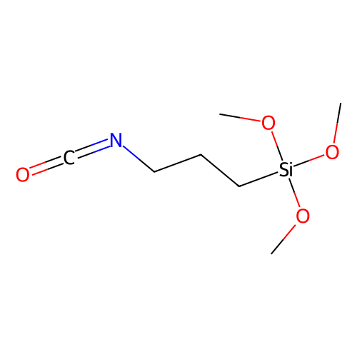 3-<em>异氰酸</em><em>酯</em>基丙基三甲氧基硅烷，15396-00-6，97%