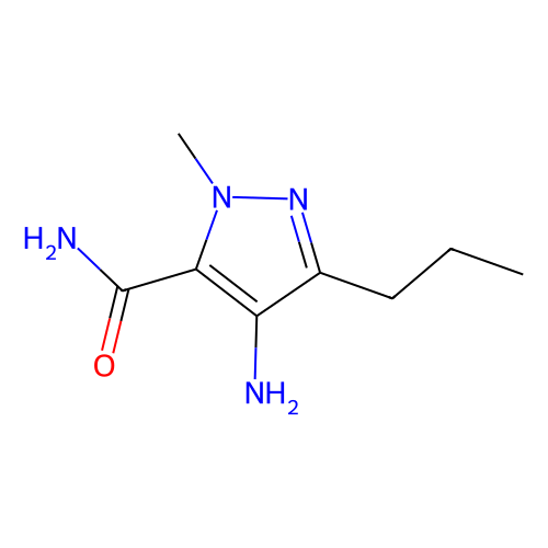 4-氨基-<em>1</em>-<em>甲基</em>-<em>3</em>-正丙基<em>吡唑</em>-<em>5</em>-<em>甲酰胺</em>，139756-02-8，98%