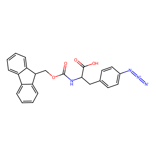 Fmoc-L-<em>4</em>-<em>叠氮</em>基苯丙氨酸，163217-43-4，97%