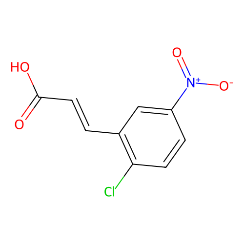 2-<em>氯</em>-5-硝基<em>肉桂酸</em>，36015-19-7，>97.0%(T)