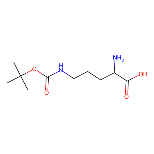 N'-叔丁氧羰基-<em>L</em>-<em>鸟氨酸</em>，13650-49-2，98%