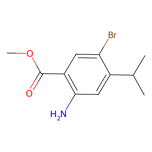2-<em>氨基</em>-5-溴-4-<em>异</em><em>丙基</em>苯甲酸甲酯，1000018-13-2，98%