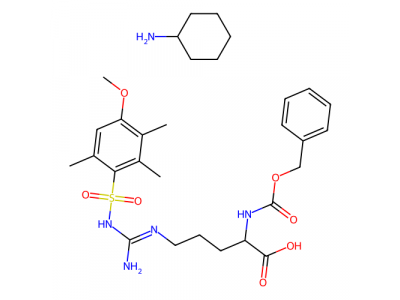 N-苄氧羰基-N'-(4-甲氧基-2,3,6-三甲基苯磺酰基)-L-精氨酸环己胺盐，80745-09-1，98%